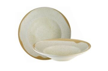 Kütahya Porcelain Sand Wind Pasta Plate