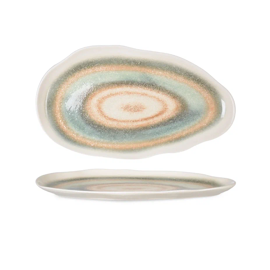Rinart Porselen Nare Kayla Doğal Oval Tabak 15 cm