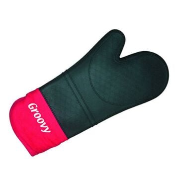 Biradlı Yanmaz Silikon Eldiven 36 cm