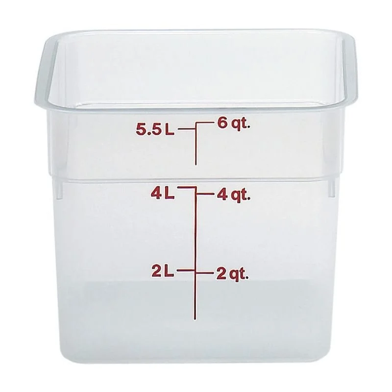 Cambro Camsquares® Yarı Saydam Saklama Kapları 5,7 lt