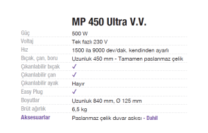 Robot Coupe El Blender MP 450 Ultra V.V.