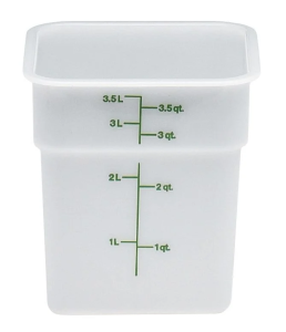 Cambro Camsquares® Polietilen Saklama Kapları 11,4 lt