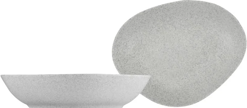Kütahya Porselen Galaxy Çukur Tabak Mat Krem 25 cm