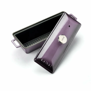 Lava Döküm Ekmek Tenceresi / Terrine Serisi 11x29 cm Mor