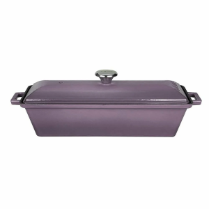 Lava Döküm Ekmek Tenceresi / Terrine Serisi 11x29 cm Mor