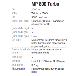 Robot Coupe El Blender MP 800 Turbo