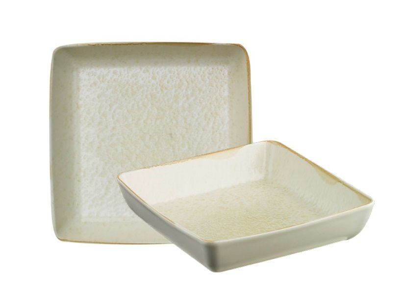 Kütahya Porcelain Sand Wind Deep Plate