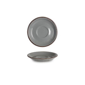 Rinart Porselen Grey Valencia Kahve Fincanı Tabağı 12 cm