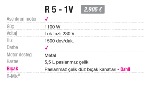 Robot Coupe Parçalayıcı Mikser - R5 1V