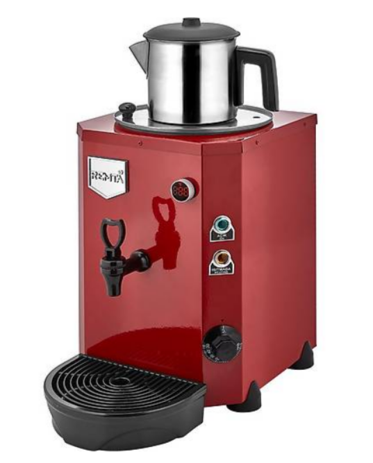 Remta 9 Lt Tek Demlikli Mini Jumbo Çay Kazanı Kırmızı - DE14