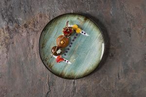Bonna Madera Mint Gourmet Düz Tabak 21 cm