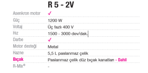 Robot Coupe Parçalayıcı Mikser - R5 2V
