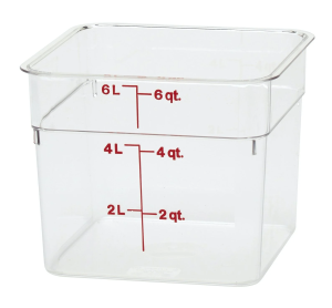 Cambro Camwear® Camsquare® Gıda Saklama Kapları 20,8 lt