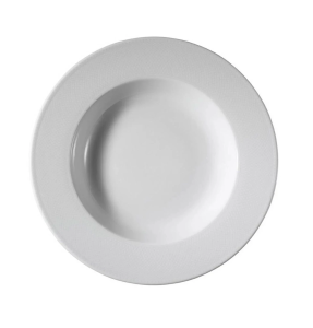 Kütahya Porselen Beyaz Zümrüt Çukur Tabak 22 cm / 270 cc