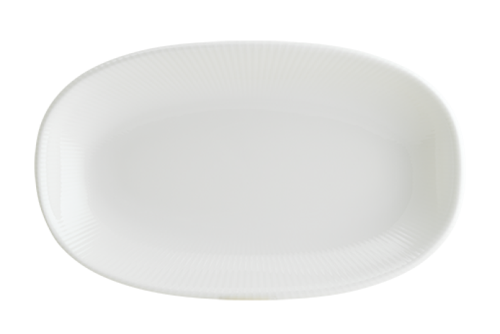 Bonna Iris White Gourmet Oval Tabak 24x14 cm