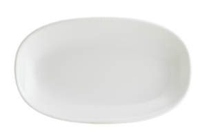 Bonna Iris White Gourmet Oval Tabak 24x14 cm