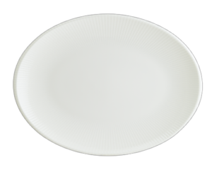 Bonna Iris White Moove Oval Tabak 25 cm