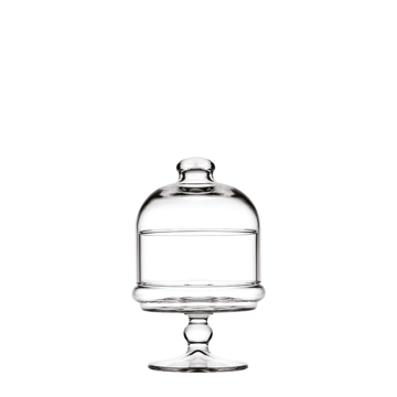 Paşabahçe Mini Patisserie Footed Serving Bowl with Lid 220 cc - 96878