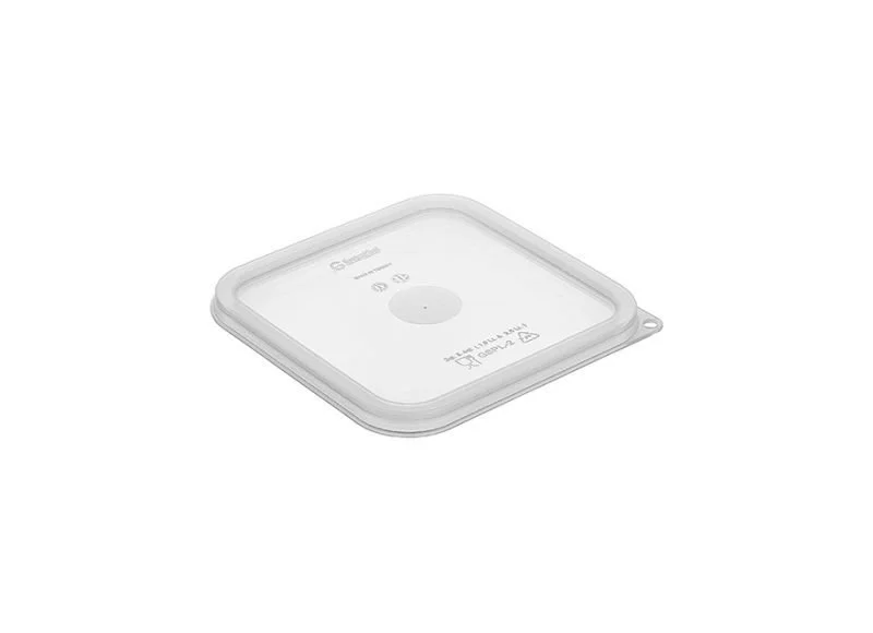 Gastroplast Polikarbon Saklama Kutuları Kapakları Şeffaf - 23,5x23,5 cm