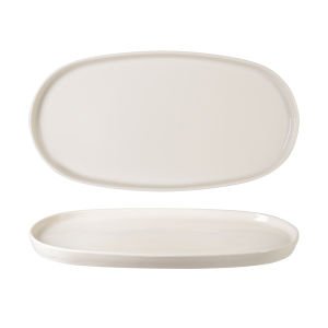 Rinart Porselen Toledo Oval Tabak Düz 30x15 cm