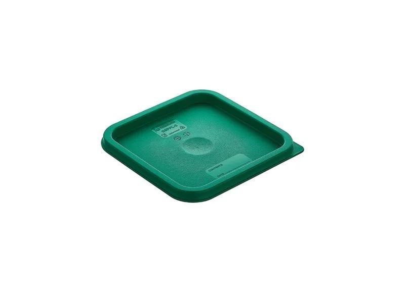 Gastroplast Polikarbon Saklama Kutuları Kapakları Yeşil - 23,5x23,5 cm