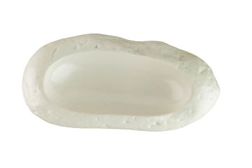 Kütahya Porcelain Nori Boat Plate Cream