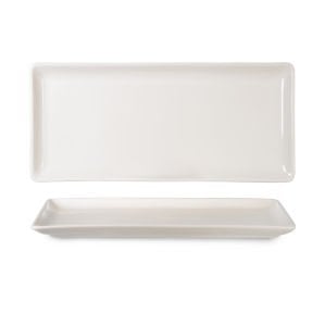 Rinart Porselen Valencia Flora Dikdörtgen Servis Tabağı 33x17 cm