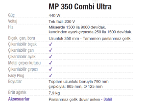 Robot Coupe El Blender MP 350 Combi Ultra