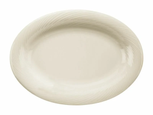 Kütahya Porselen Bone Sempre Kayık Tabak 33 cm