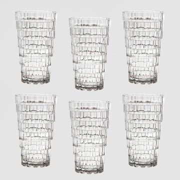RCR Stack 6'lı Meşrubat Bardağı - 350 ml