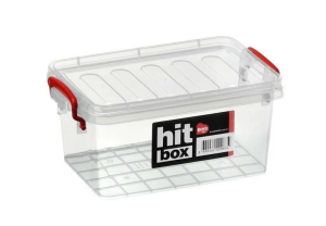 Bora Plastik Hit Box Gıdaya Uygun Kapaklı Kasa 3,0 lt