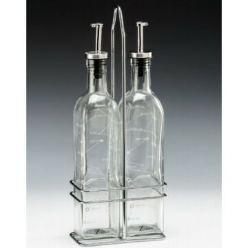 Alkan 2'li Stantlı Yağlık - Sirkelik 500 ml