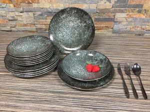Bonna Cosmos Black Gourmet Düz Tabak 30 cm