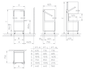 Winterhalter Giyotin Tip Bulaşık Makinesi - PT-XL