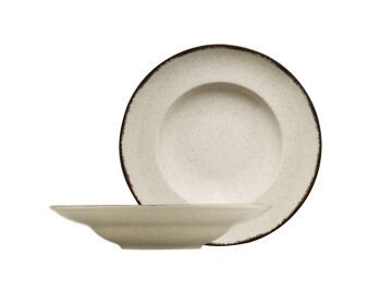 Kütahya Porselen Color X Tarçın Makarna Tabak 27 cm / 400 cc