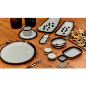Jumbo Porselen Joy White Kayık Tabak 19 cm