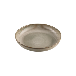 Jumbo Porselen Efes Çukur Tabak Gri 22 cm