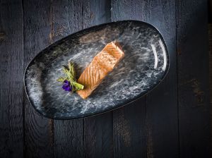 Bonna Sepia Gourmet Oval Kayık Tabak 29x17 cm