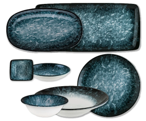 Bonna Sepia Gourmet Oval Kayık Tabak 29x17 cm