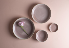 Bonna Pink Pott Bowl Çukur Tabak 25 cm / 1520 cc