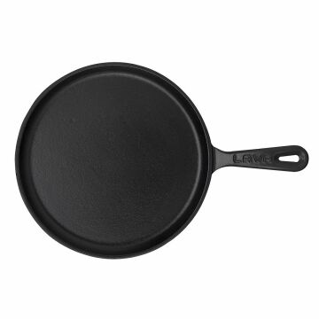 Lava Döküm Yuvarlak Pizza Krep Pankek Tavası Döküm Demir Yekpare Saplı Ø 20 cm