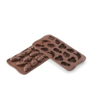 Silikomart Mini Meyve Silikon Çikolata Kalıbı - SCG32