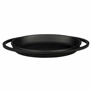 Lava Döküm Oval Sahan Döküm Demir Yekpare Çift Kulplu 21x14 cm