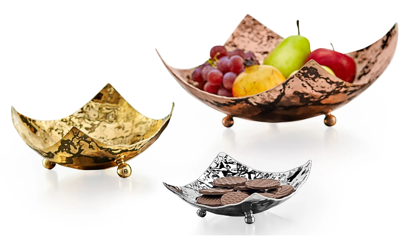 Güren Metal Bera Kare Sunumluk 14x14x5,5 cm