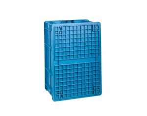 Hipaş Yanları Ve Altı Kapalı Kasa Mavi 400x600x170 mm / HP-4617