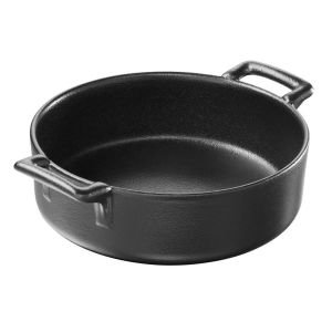 Revol Revol Belle Cuisine Siyah Yuvarlak Pişirme Tabağı 18,5 cm