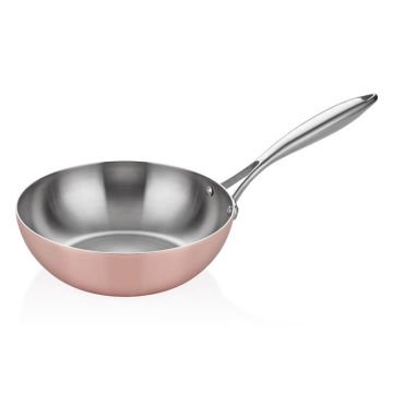 Altınbaşak Elite  Multi-Metal Bakır Wok Tava
