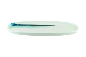 Bonna Blue Wave Hygge Oval Tabak 34 cm