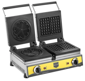 Remta Waffle Makinesi İkili Kare + Yonca Q:16 CM - W20