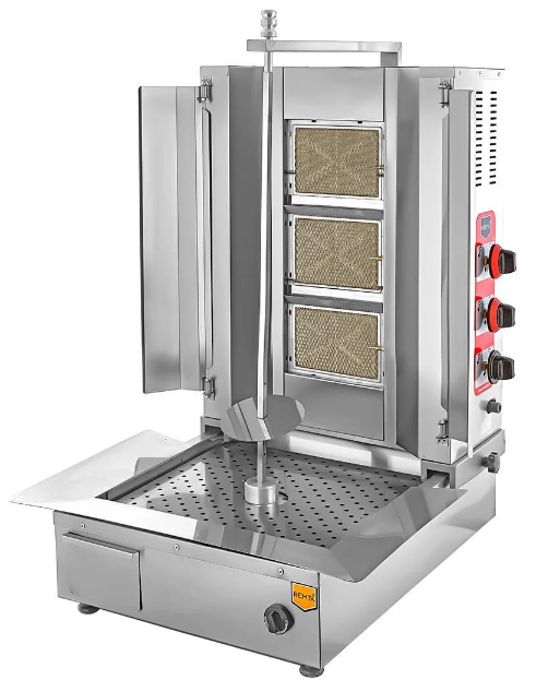Remta Döner Ocağı 3 Radyanlı Alttan Motorlu Gazlı 30 KG - D06A